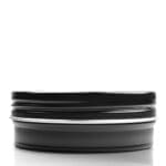 75ml black aluminium Jar with lid