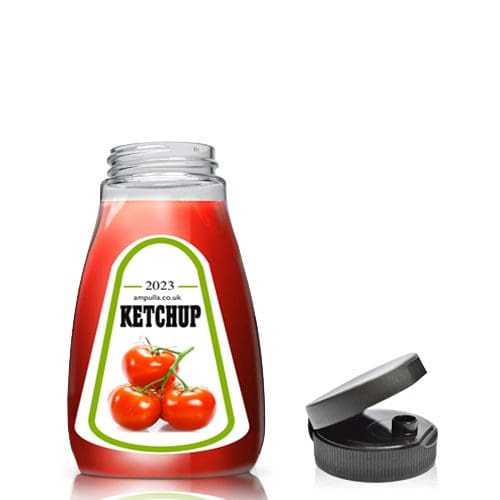 180ml Filled ketchup bottle