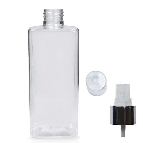 300ml Square Plastic Spray Bottle