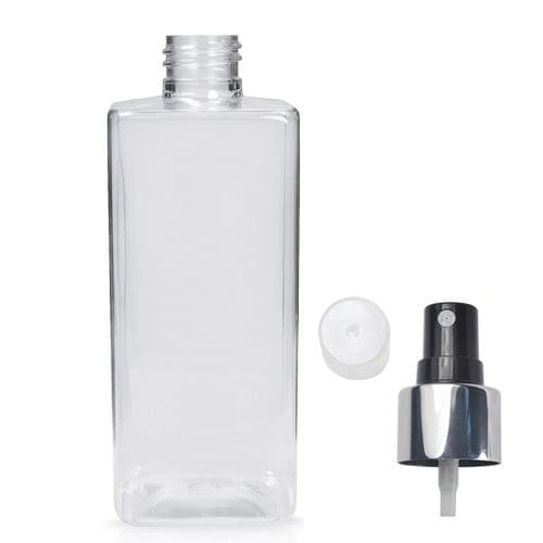300ml Square Plastic Spray Bottle