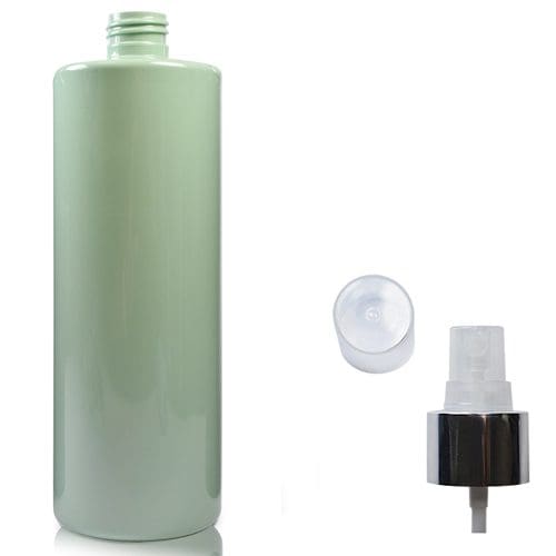 500ml Green Plastic Bottle With Atomiser Spray