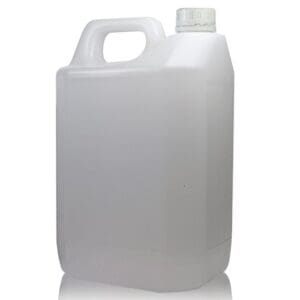 4 Litre Natural Plastic Jerry Can & Screw Cap