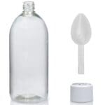 1000ml Clear Bottle With plastic spoon