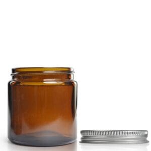 120ml Amber Glass Cosmetic Jar with screw cap