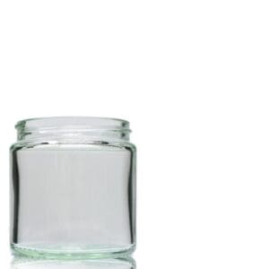 120ml Clear Glass Ointment Jar