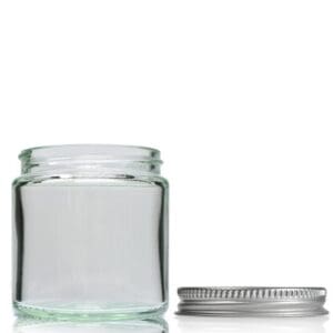 120ml Clear Glass Ointment Jar with screw cap