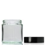 120ml Clear Glass Ointment Jar with screw cap