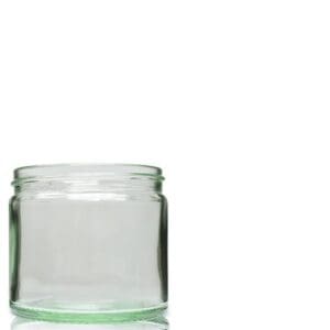 250ml Clear Glass Cosmetic Jar