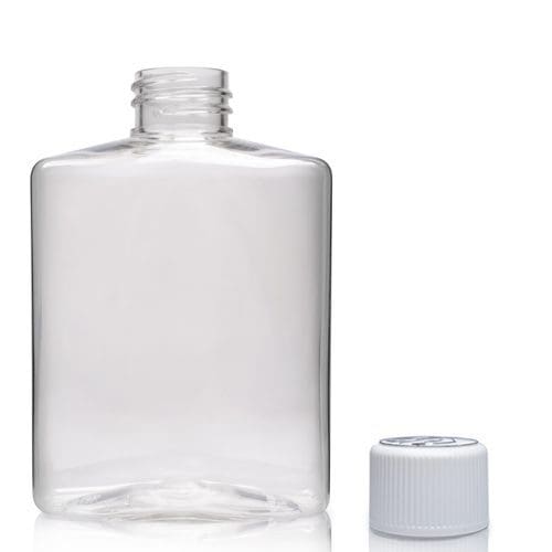 250ml Clear PET Hand Wash Bottle With Child Resistant Cap