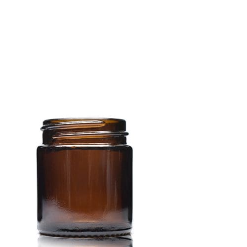 30ml Amber Glass Cosmetic Jar