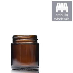 30ml Amber Glass Cosmetic Jar