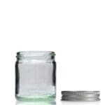 30ml Clear Glass Cosmetic Jar With Aluminium Cap