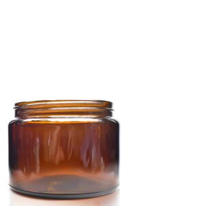 500ml Amber Glass Cosmetic Jar