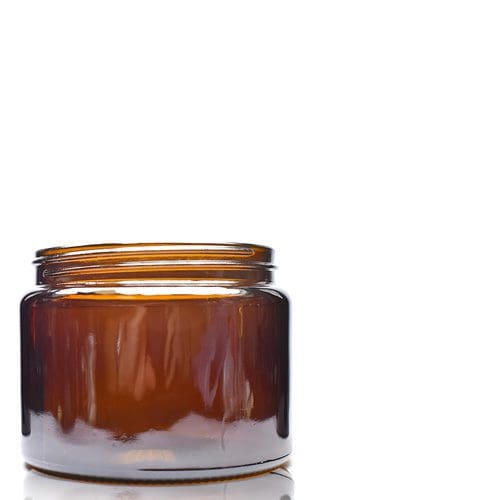 500ml Amber Glass Cosmetic Jar