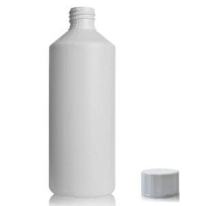500ml PCR HDPE Plastic Bottle & Screw Cap