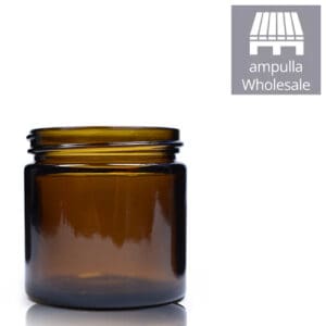 60ml Amber Glass Cosmetic Jars Wholesale