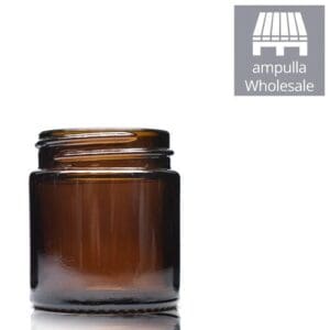 60ml Amber Glass Cosmetic Jars Wholesale