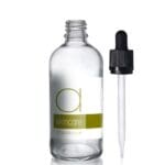 100ml Clear Glass Dropper Bottle & Straight Glass Pipette