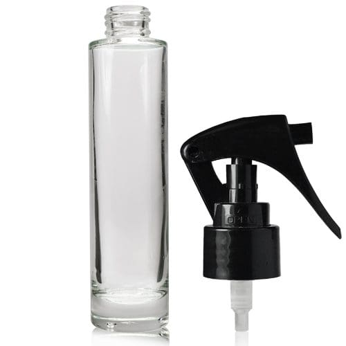 100ml Clear Glass Simplicity Bottle & Trigger Spray