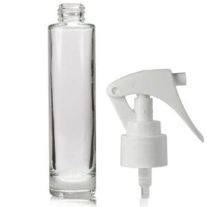 100ml Clear Glass Simplicity Bottle & Trigger Spray