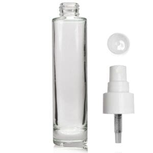 100ml Clear Glass Cylindro Bottle With Atomiser Spray