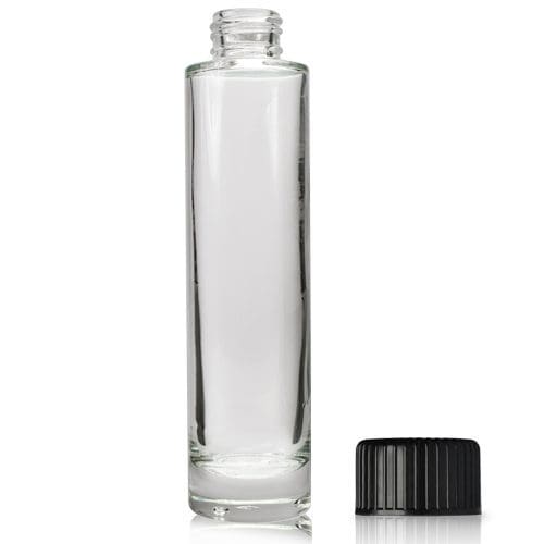 100ml Clear Glass Cylindro Bottle With Screw Cap
