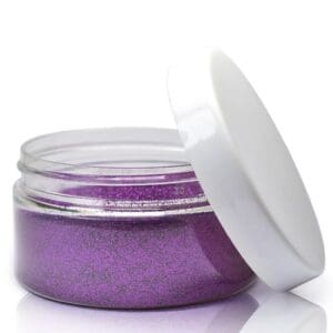 100ml Glitter Jar with plastic lid
