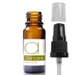 10ml Amber Glass Skincare Bottle With Lotion Pump