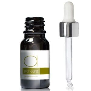 10ml Black Glass Skincare Bottle With Luxury Pipette