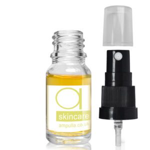 10ml Clear Glass Skincare Bottle With Atomiser Spray