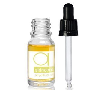10ml Clear Glass Glass Skincare Bottle With Glass Pipette