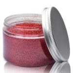 150ml wide plastic glitter jar with lid