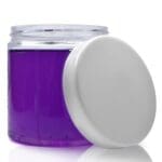 250ml wide plastic jar w lid