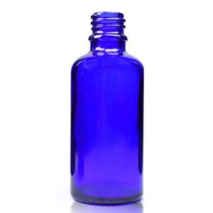 50ml Blue Glass Dropper Bottle