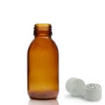 100ml Amber bottle with child proof cap
