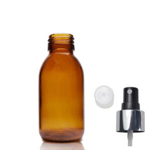 100ml Amber Glass Medicine Bottle With Premium Atomiser Spray