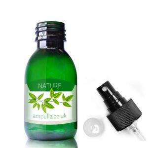 100ml Green bottle with spray lid
