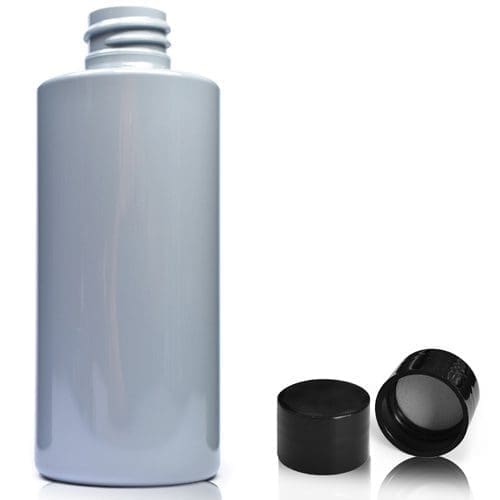 100ml Grey Plastic Bottle With Screw Cap