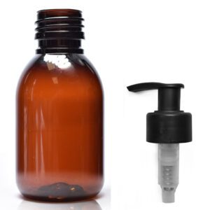 100ml Plastic sirop bottle with pump