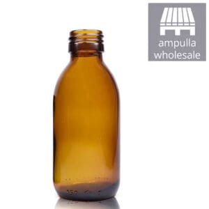 150ml Amber Glass Bottle with wholesale