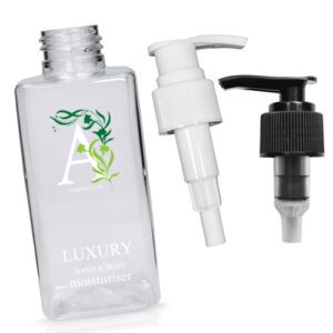 150ml Short Clear Moisturiser Pump Bottle