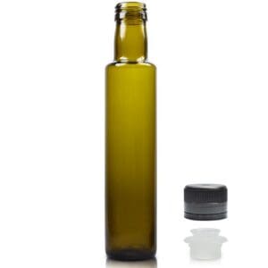 250ml Glass Dorica Bottle & Pouring Cap