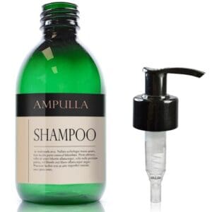 green pet Sirop bottle W BLP