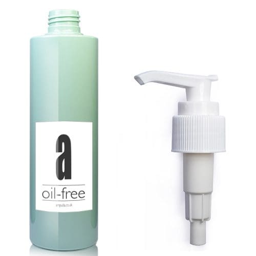 250ml Green Plastic Bottle With Lotion Pump