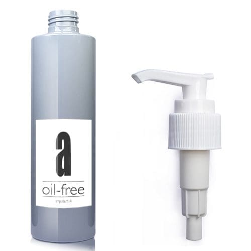 250ml Grey Plastic Bottle With Lotion Pump