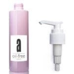 250ml Pink Plastic Bottle With Lotion Pump