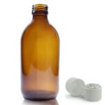 300ml Amber Glass Bottle with medi lock