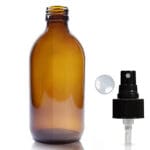 300ml Amber Glass Medicine Bottle With Atomiser Spray