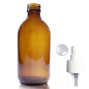 300ml Amber Glass Medicine Bottle With Atomiser Spray