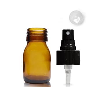 30ml Amber Glass Medicine Bottle With Atomiser Spray